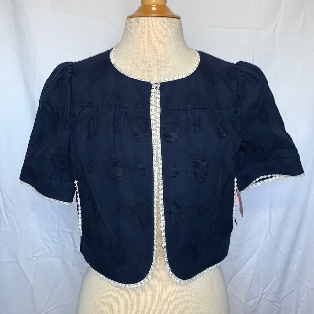 Vintage Juicy Couture cotton crop jacket NWT Size 10